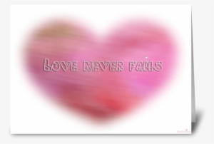 Blurred Heart Greeting Card - Heart