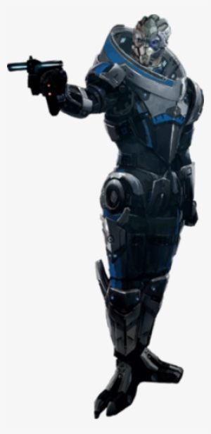 Garrus's Design In Mass Effect 3, As Presented In The - Art Of The Mass Effect