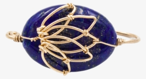 Gold Semi-precious Lotus Earrings - Earring