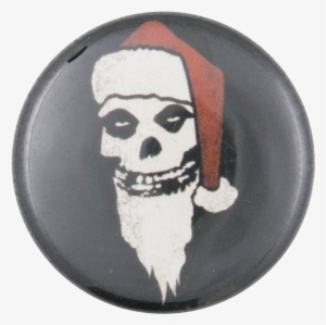 Misfits Santa - Licenses Products Misfits Logo And Skull Sticker