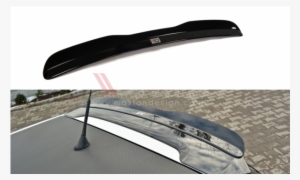 Gloss Black Spoiler Cap Fiat Grande Punto Tmcmotorsport - Spoiler Grande Punto Abarth