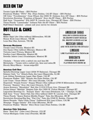 Our Current Selection Of American Craft Brews, Cervezas