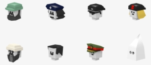 Collection Of 8 Hats Depicting Various Leaders, Revolutionaries, - Misfits