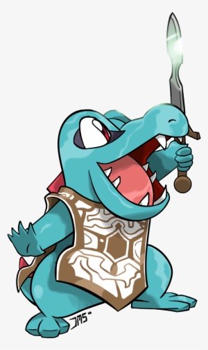 Totodile X Shadow Of The Colossus - Cartoon