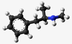 Methamphetamine Molecule From Xtal Ball - 3d Structure Of Methamphetamine