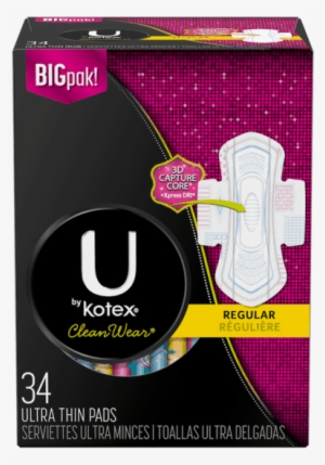Offer Available At Walgreens - U By Kotex Cleanwear Ultra Thin Pads