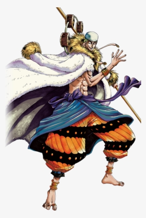 Creepy Guy With Overly Stretched Ears And A Superiority - One Piece Enel Vs Sir Crocodile
