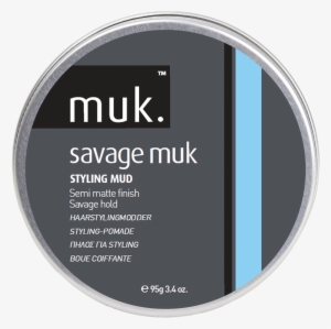 Savage Muk Styling Mud - Muk Haircare - Hard Muk Brutal Hold Mud, 3.4 Ounce