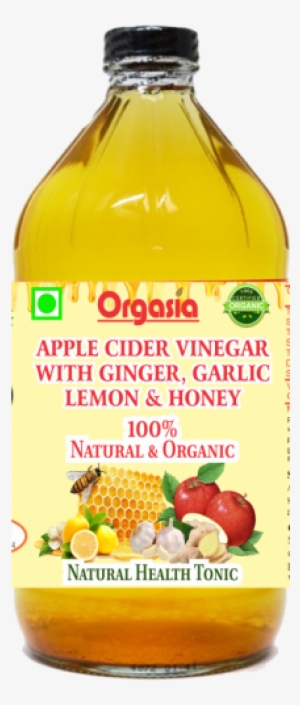 Apple Cider Vinegar With Ginger, Garlic, Lemon Honey - Apple Cider Vinegar
