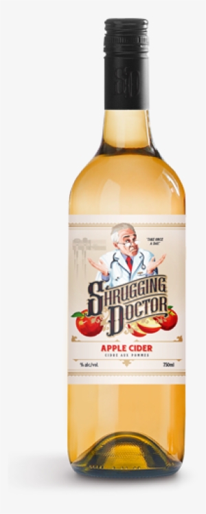 Shrugdoc Applecider - 30th Birthday Wine Bottle Label