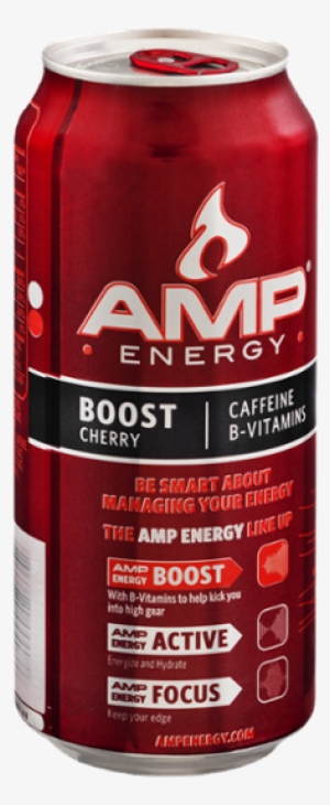 Amp Energy Drink Can