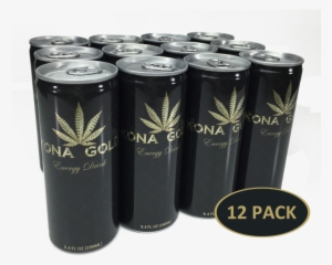 Kona Gold Energy Drinks - Gold Can Energy Drink