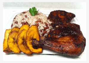 Jerk Chicken Fried Plantain