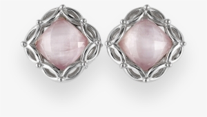 Designs By Hera Lido Cushion Stud Earring - Silver Earrings