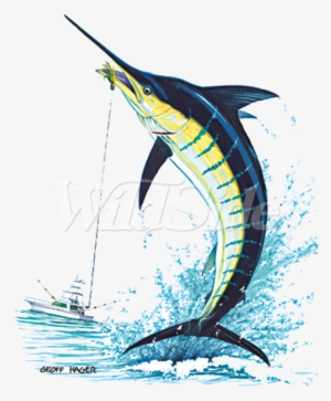 Blue Marlin W/pocket - Atlantic Blue Marlin