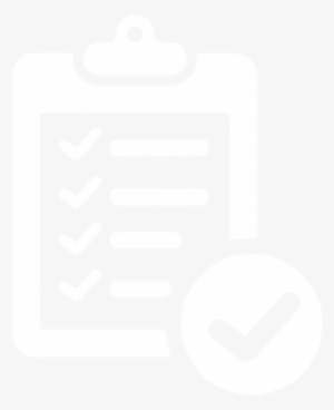 Clipboard Symbol White - Checklist Icon White Png