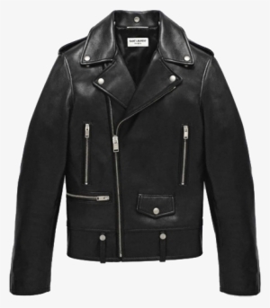 Men's Soft Lamb Nappa Leather Biker Jacket - サン ローラン 革 ジャン