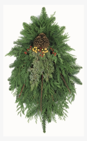 Dogwood Delight Swag - Parsley