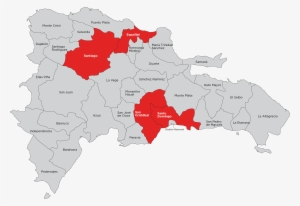Zap Dr Provinces Proposed For 2017 Activities - Dominican Republic Silhouette