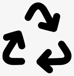 Recycle Bin Triangle Arrows Recyclebin Trash Sign Comments - Icon