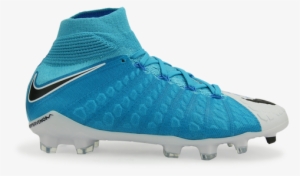 Nike Kids Hypervenom Phantom Iii Dynamic Fit Fg White/blue/photo - Scarpe Da Calcio Nike
