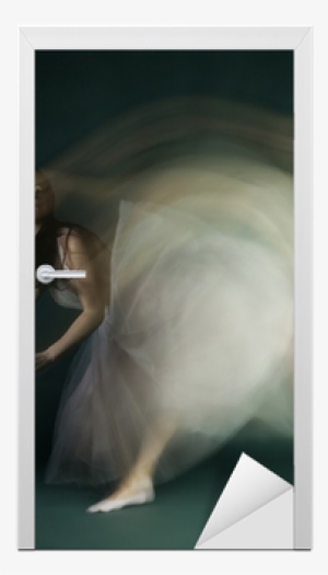 Ballet Dancer Woman In Motion Blur, Ballerina Door - Stallion