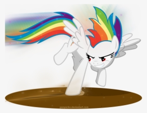 Ponyecho, Flying, Motion Blur, Rainbow Dash, Safe, - Cartoon