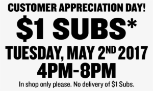 If You Are Not Sure Where Your Local Jimmy Johns Is, - $1 Subs At Jimmy John's 2017