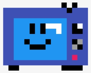 Blue Television Green Screen - Happy Mac Icon