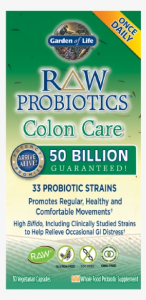 658010116657 658010116657 658010123327 - Garden Of Life, Raw Probiotics, Colon Care, 30 Veggie