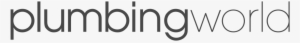 Plumbing World Logo 2015 Black - Plumbing World