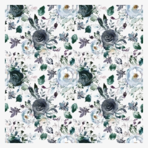 Navy Blue Floral Print - Boho Marine-pfingstrosen-hochzeit Danken Ihnen | Karte