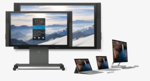 Microsoft Surface Family - Microsoft Rolling Stand For 84" Surface Hub Whiteboard