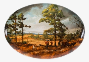 Brett Smith Sporting Art Quail Country Platter