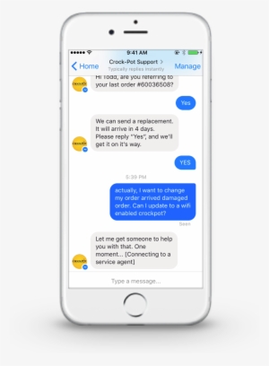 Conversational Service Livemessage Fb Msg - Iphone