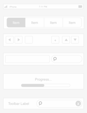 Iphone Wireframe Stencil - Advertising