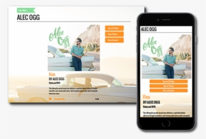 Image Of Website On Desktop And Phone - Musician