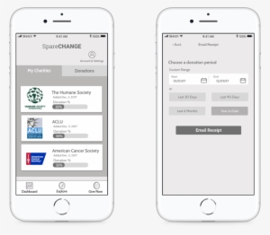 Final Wireframes Sparechange - Motivity Solutions, Inc.