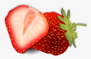 Slice Fruit Strawberry Download - Sliced Fruit Clipart