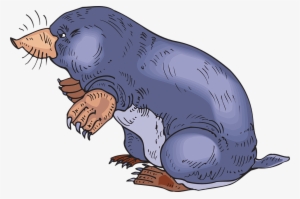 Blue Mole - Mole Images Clip Art