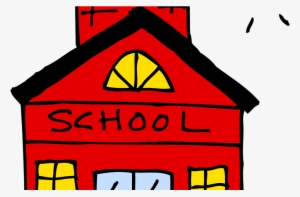 1 Red Schoolhouse End Of The Year Activities - Cute School Building Clipart