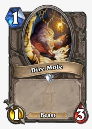 Dire Mole Card - Dire Mole