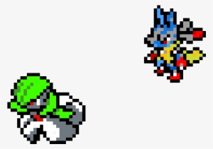 Mega Lucario And Gornivor