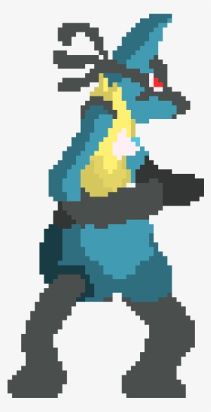 Mega Lucario Idle - Illustration