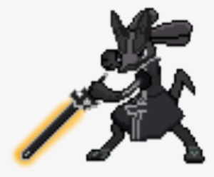 Beater Lucario Front - Lucario Aura Project Pokemon