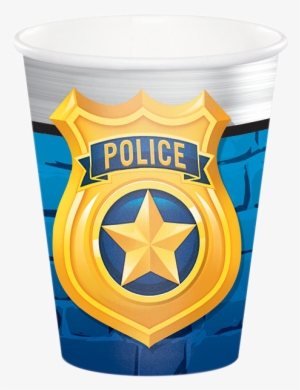 Police Party 9 Oz - Geburtstagsdeko Polizei Für 8 Jungs Teller Becher Serv - 600x600 PNG 