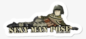 "sexy Man Pose" Sticker - Hank And Jed / Sexy Man Pose