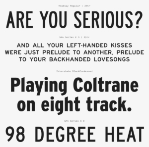 Font Review Journal Specimen Font Review Journal Specimen