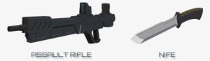 Assault Rifle-knife - Shirogane No Ishi Argevollen Seiran