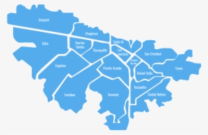 Mapa De Bogota Con Sus Localidades